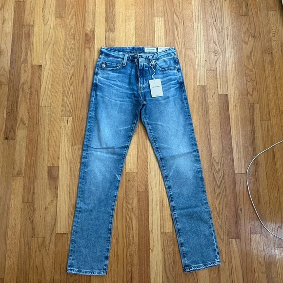 AG Adriano Goldschmied Light Blue Slim Jeans - Picture 1 of 5